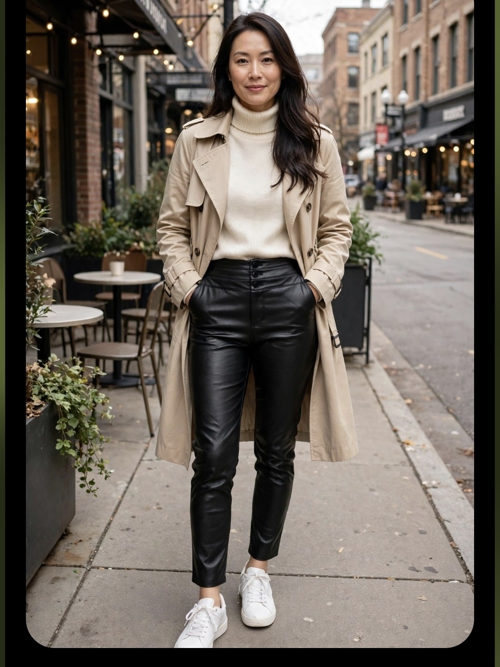 Classic Beige Trench Coat - Women’s Timeless Outerwear